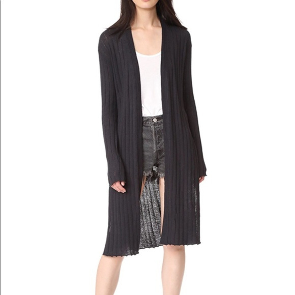 People Ribby Rib Duster Cardigan - Picture 1 of 7